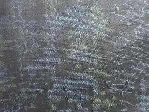 アンティーク　枝花模様織り出し本場泥大島紬着物